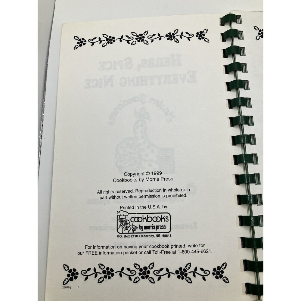 Herbs, Spice And Everything Nice Cookbook Kootenai County Master Gardeners Idaho - Picture 5 of 5